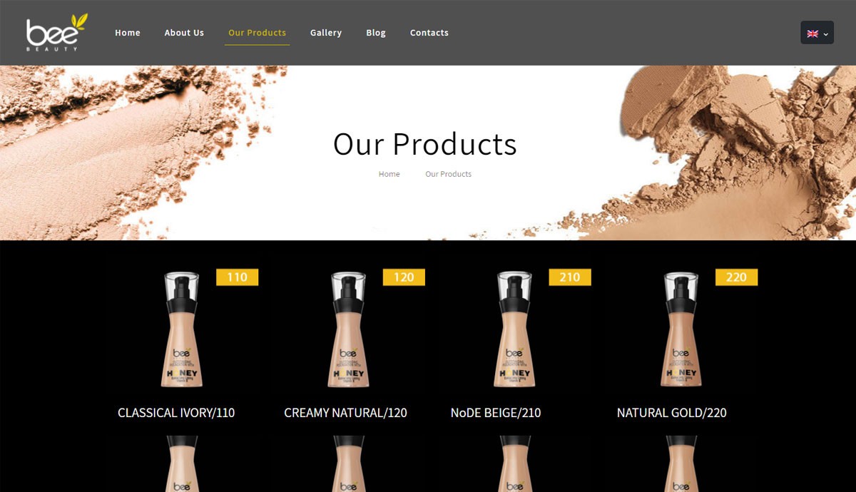 طراحی و برنامه نویسی اختصاصی  bee beauty
