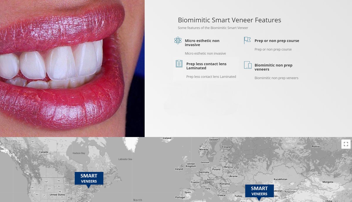 طراحی و برنامه نویسی  اختصاصی سایت شرکت SMART VENEERS